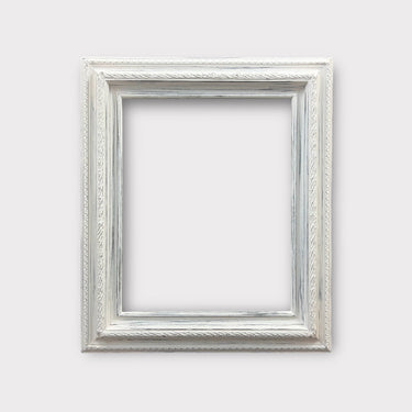 8 X 10 in stock ready to ship, Distressed White picture frame, vintage picture frame, antique style frame, ornate picture frame,