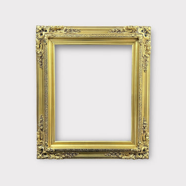 24 x 36 In Stock - Ready to Ship, Traditional compo XL ornate corners wood frame,Gold Leaf, vintage wood picture frame, antique style frame,
