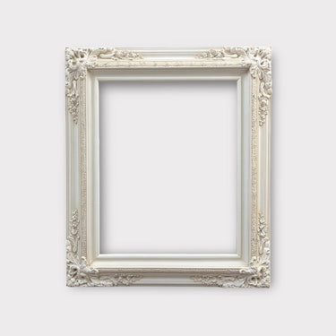 Traditional compo XL ornate corners wood frame, Ivory ,vintage wood picture frame, antique style frame,custom picture frame,cream ivory