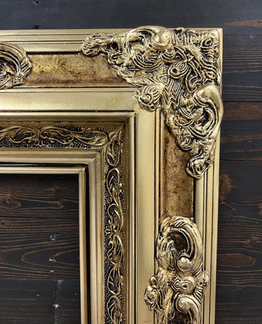 11 x 11 In Stock - Ready to Ship, Baroque Victorian Style Frame, antique gold, photo frame,canvas frame,oil painting frame,custom gold leaf,