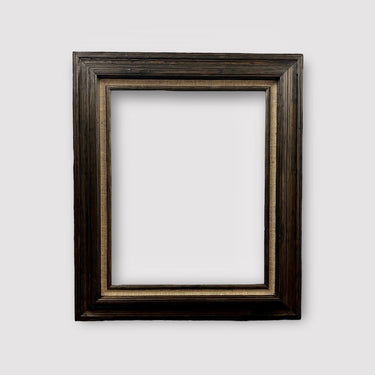 9 x 12 In Stock Ready to ship-Rustic wood frame with BURLAP linen liner, wood rustic frame, DARK WOOD finish, custom sizes available