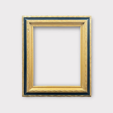 Rustic western style wood picture frame, NATURAL FINISH with BLUE accent, distressed frame, custom frame,western decor, rustic decor,