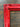 8 x 10 In Stock - Ready to Ship, Traditional compo XL ornate corners wood frame, High Gloss RED , vintage wood picture frame,
