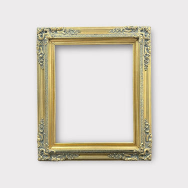 14 X 18 In Stock - Ready to Ship,Traditional compo XL ornate corners wood frame,Aged GOLD LEAF, vintage wood picture frame.