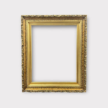 9 x 12 In Stock Ready to ship-Vintage style wood picture frame with compo trims, GOLD LEAF, antique style frame,custom frame,ornate frame