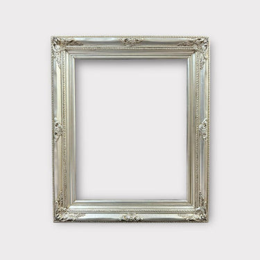 Classic Style ornate Wood Picture Frame, SILVER LEAF frame,compo frame,canvas frame, oil painting frame, antique style,custom picture frame