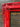 20 x 24 In Stock - Ready to Ship, Traditional compo XL ornate corners wood frame, High Gloss RED , vintage wood picture frame,