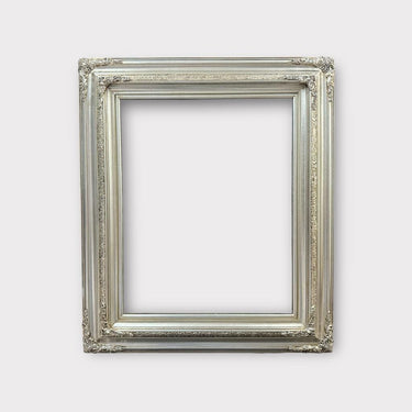 20 x 30 In Stock Ready to ship Traditional compo ornate wood frame, silver leaf frame, wood picture frame, wedding frame, portrait frame