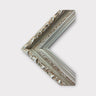 24 x 30 In stock ready to ship Vintage style wood picture frame with compo trims, SILVER LEAF, antique style frame,custom frame,