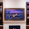 32" to 65" inch Ornate frame for Samsung The Frame TV and Frame Pro TV models, Antique Bronze, not meant for use with other TVs.