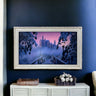 32" to 65" Inch Ornate frame for Samsung The Frame TV and Frame Pro TV models, Soft Ivory Finish, not meant for use with other TVs.