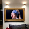 32" to 65" inch Ornate frame for Samsung The Frame TV and Frame Pro TV models, Light Gold finish,not meant for use with other TVs.