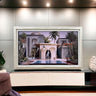32" to 65" inch TV Ornate frame for Samsung The Frame TV and Frame Pro TV models, Soft Ivory Finish, not meant for use with other TVs.