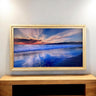 32" to 75" Inch TV frame for Samsung The Frame TV & Frame Pro TV models, Natural Wood finish, not meant for use with other TVs.