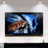 32" to 75" inch Ornate frame for Samsung The Frame TV and Frame Pro TV models, Black with Gold accents, not meant for use with other TVs.