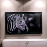 65 & 75 Inch Hisense Canvas TV Ornate frame, Glossy Black Finish, Canvas TV by Hisense, not meant for use with other TVs
