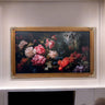 55, 65 & 75 Inch Hisense Canvas TV Ornate frame, Bronze finish, Canvas TV by Hisense, not meant for use with other TVs.