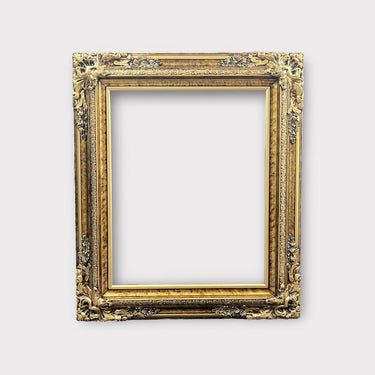 30 x 40 In stock ready to ship, Traditional compo XL ornate corners wood frame, Marble Gold, vintage wood picture frame, antique style frame