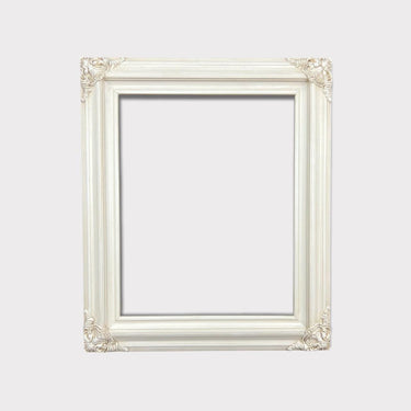 30 x 40 In stock ready to ship, Classic compo Ornate wood frame, IVORY STAIN, hand painted ,vintage style wood picture frame,custom frame,