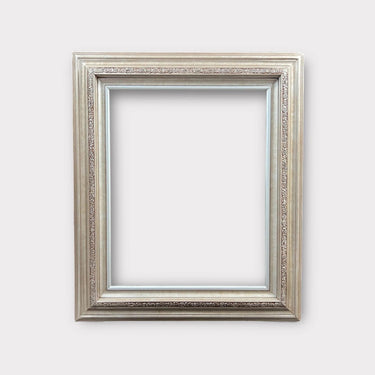 16 x 20 In Stock ready to ship Traditional vintage style wood frame, MARBLE SILVER, wood picture frame, portrait frame, canvas picture frame