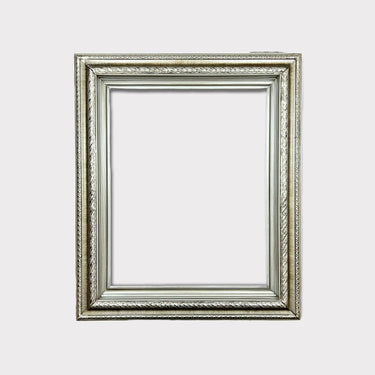 20 x 30 In stock - Ready to Ship Classic compo ornate wood frame, BRUSHED SILVER finish, wood picture frame, portrait frame