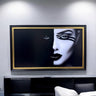 55, 65 & 75 inch Contemporary frame for TCL Nxt frame, Black with Gold leaf, TCL frame Tv not meant for use with other TVs