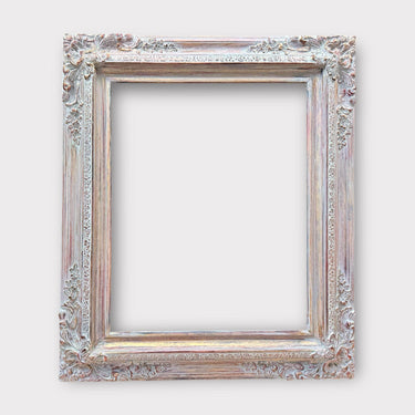 9 X 12 In Stock - Ready to Ship,Traditional compo XL ornate corners wood frame, ROSE GOLD ,vintage wood picture frame.