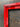 32" to 75" inch Ornate frame for Samsung The Frame and Frame Pro TV models, Glossy Red finish, not meant for use with other TVs