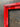 32" to 75" inch Ornate frame for Samsung The Frame and Frame Pro TV models, Glossy Red finish, not meant for use with other TVs
