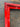 32" to 75" inch Ornate frame for Samsung The Frame and Frame Pro TV models, Glossy Red finish, not meant for use with other TVs