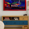 32" to 75" inch Ornate frame for Samsung The Frame and Frame Pro TV models, Glossy Red finish, not meant for use with other TVs