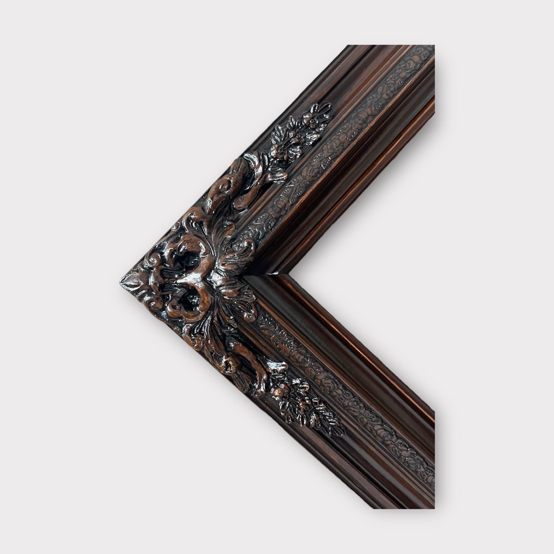 Frame Compo 11 x 17 In Stock Ready to ship-Traditional compo XL ornate corners woo ...