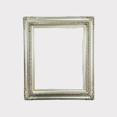 12 x 16 In Stock Ready to ship Traditional compo ornate wood frame, silver leaf frame, wood picture frame, wedding frame, portrait frame
