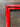 32" to 75" inch Ornate frame for Samsung The Frame and Frame Pro TV models, Glossy Red finish, not meant for use with other TVs