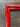 32" to 75" inch Ornate frame for Samsung The Frame and Frame Pro TV models, Glossy Red finish, not meant for use with other TVs