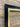 55, 65 & 75 inch Contemporary frame for Hisense Canvas TV, Satin Black with Gold leaf, Handmade, not meant for use with other TVs.