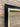 55, 65 & 75 inch Contemporary frame for Hisense Canvas TV, Satin Black with Gold leaf, Handmade, not meant for use with other TVs.