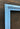 32" to 75" inch Ornate frame for Samsung The Frame and Frame Pro TV models, Glossy Sky Blue finish, not meant for use with other TVs