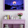 32" to 75" inch Ornate frame for Samsung The Frame and Frame Pro TV models, Glossy Lavender finish, not meant for use with other TVs