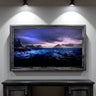 32" to 75" Inch TV frame for Samsung The Frame TV and Frame Pro TV models, Distressed Black Wood finish, not meant for use with other TVs