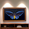32" to 75" inch Ornate frame for Samsung The Frame TV and Frame Pro TV models, Colonial Maple finish, not meant for use with other TVs.