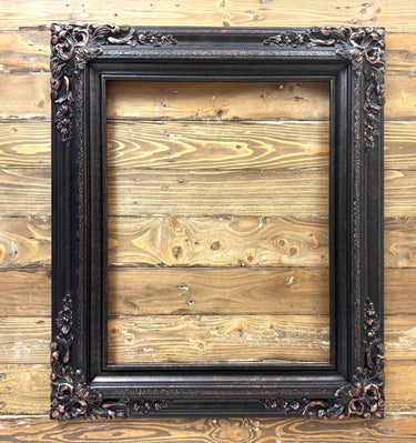 8 x 10 In stock ready to ship, Traditional compo XL ornate corners wood frame, COPPER, vintage wood picture,custom picture frame,canvas