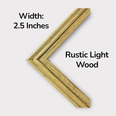 55, 65 & 75 inch Contemporary frame for TCL NXTVISION TV, Rustic Light Wood finish, not meant for use with other TVs.