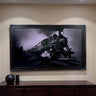 55, 65 & 75 inch Hisense Canvas TV 55 Ornate frame, Distressed Black finish, Canvas TV by Hisense, not meant for use with other TVs.