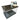 Dog Kennel Wood Topper with safety lip, EBONY STAIN , handmade from real hardwood, dog crate top