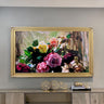 55, 65, & 75 inch Hisense Canvas TV Ornate frame, Antique Gold finish, Canvas TV by Hisense, not meant for use with other TVs,