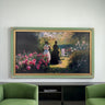 55, 65, & 75 inch Hisense Canvas TV Ornate frame, Cactus Valley Green, Canvas TV by Hisense, not meant for use with other TVs,