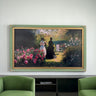 55, 65, & 75 inch Hisense Canvas TV Ornate frame, Cactus Valley Green, Canvas TV by Hisense, not meant for use with other TVs,