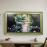 55, & 65 inch Hisense Canvas TV Ornate frame, Cactus Valley Green With Gold, Canvas TV by Hisense, not meant for use with other TVs,