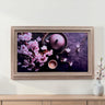 32" to 65" inch TV frame for Samsung The Frame TV and Frame Pro TV models, Rustic Driftwood finish, not meant for use with other TVs.